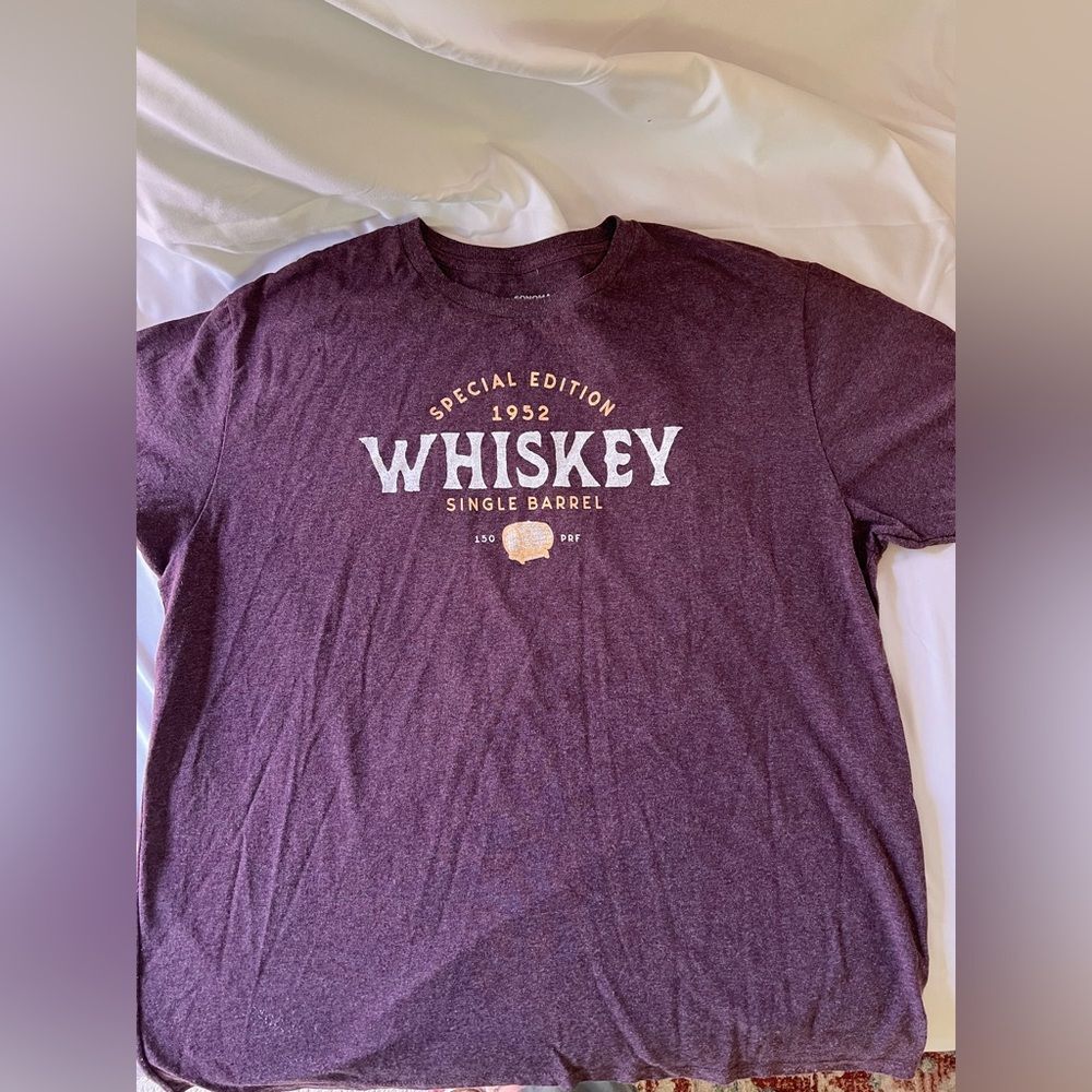 Whiskey Special Edition Men's Burgandy/Purple T-Shirt